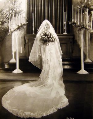 Actress Betty Compson in a spectacular wedding gown 1920s.jpg